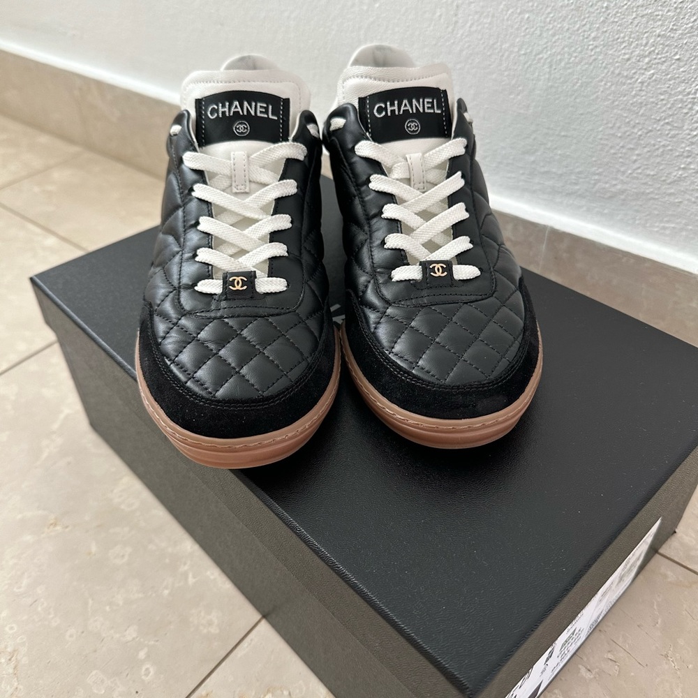 Chanel Black Trainers size 39